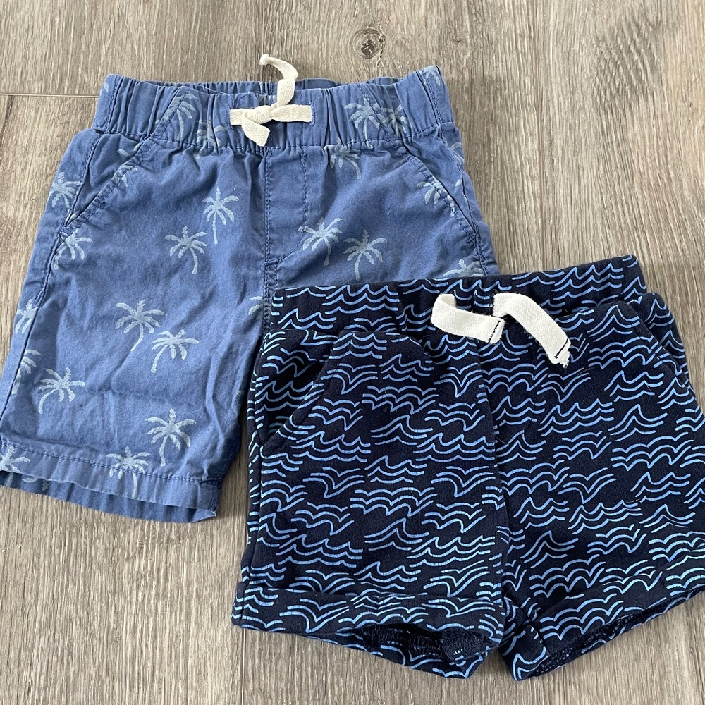 2 pairs toddler/infant shorts